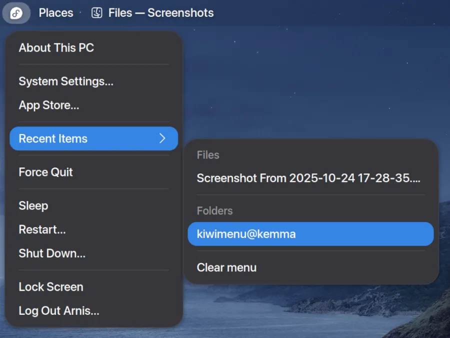 GNOME Gains A New macOS-Inspired Quick Menu Option GNOME Gains A New macOS-Inspired Quick Menu Option